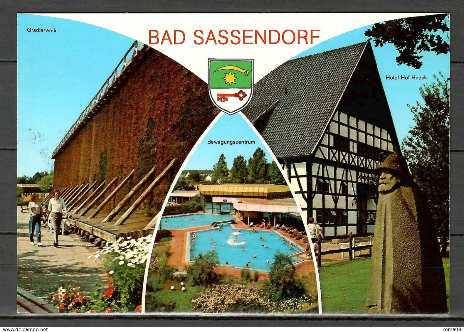 Bad Sassendorf, Gradierwerk, Bewegungszentrum, Hotel Hof Hueck; B-1919 - Bad Sassendorf