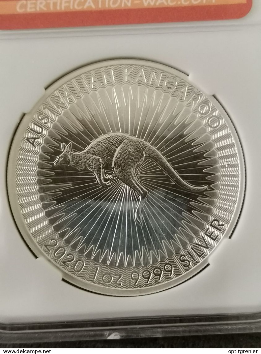 1 DOLLAR 2020 ARGENT AUSTRALIAN KANGAROO SILVER / KANGOUROU AUSTRALIE - Sammlungen