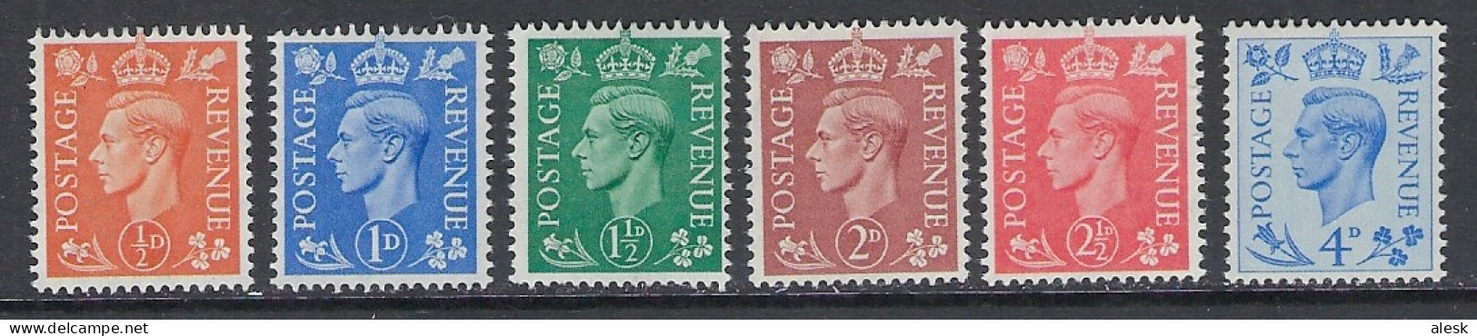 GRANDE-BRETAGNE 1951 - Série N°241 à 255 + 250 (y&t) Avec Charnière - Unused Stamps