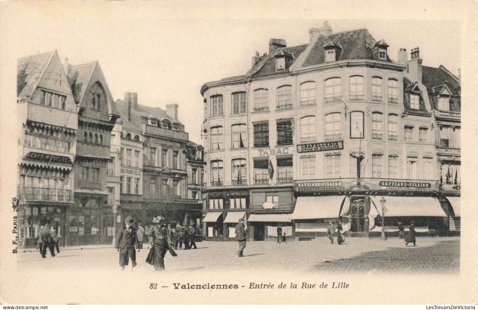 FRANCE - Valenciennes - Entrée De La Rue De Lille - Animé - Carte Postale Ancienne - Valenciennes