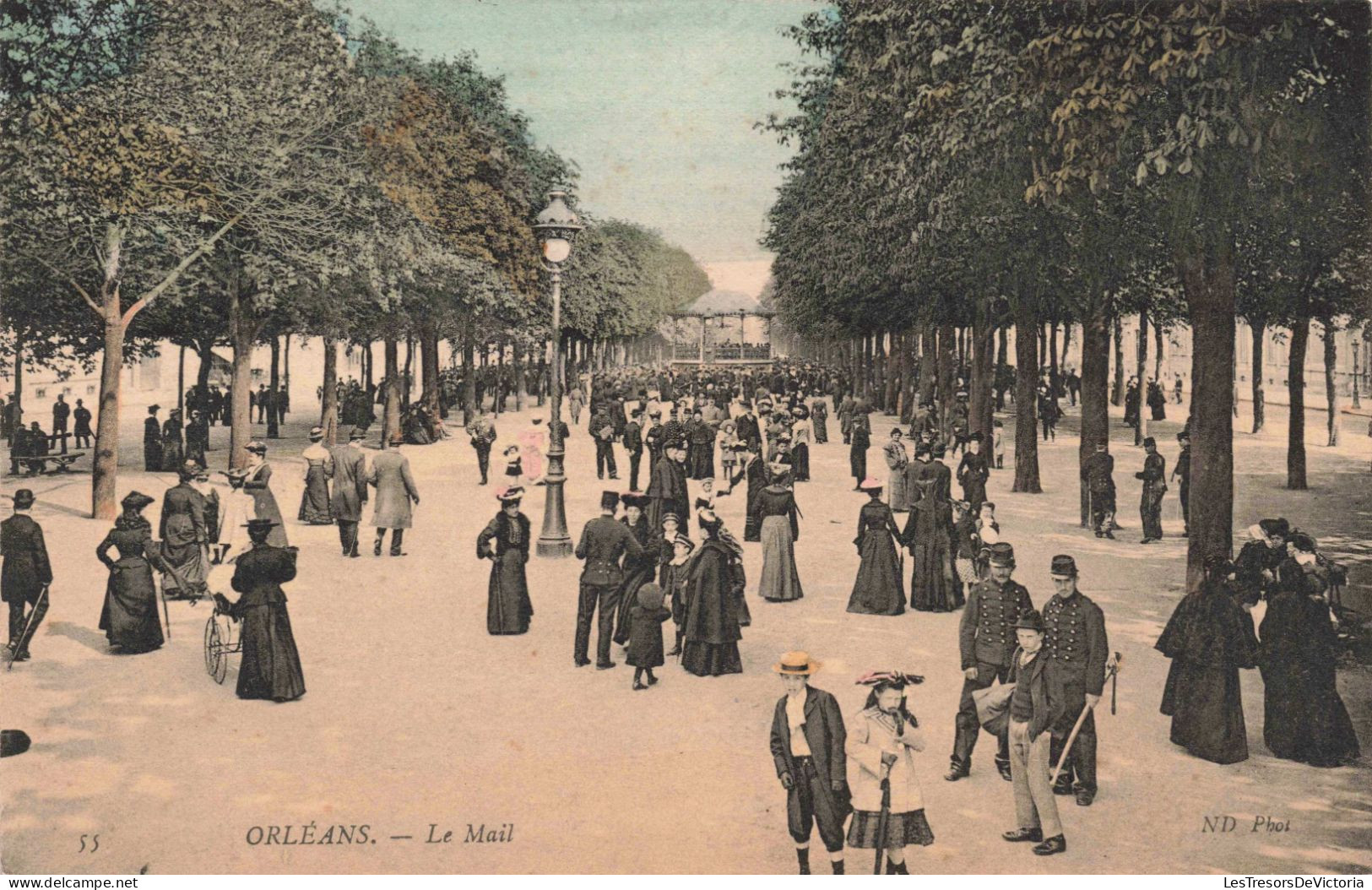 FRANCE - Orléans - Le Mail - Colorisé - Animé - Carte Postale Ancienne - Orleans