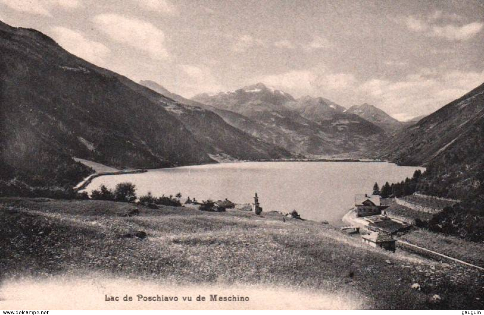 CPA - LAC De POSCHIAVO Vu De MESCHINO - Edition Ch.d.Fer électrique De La Bernina - Poschiavo