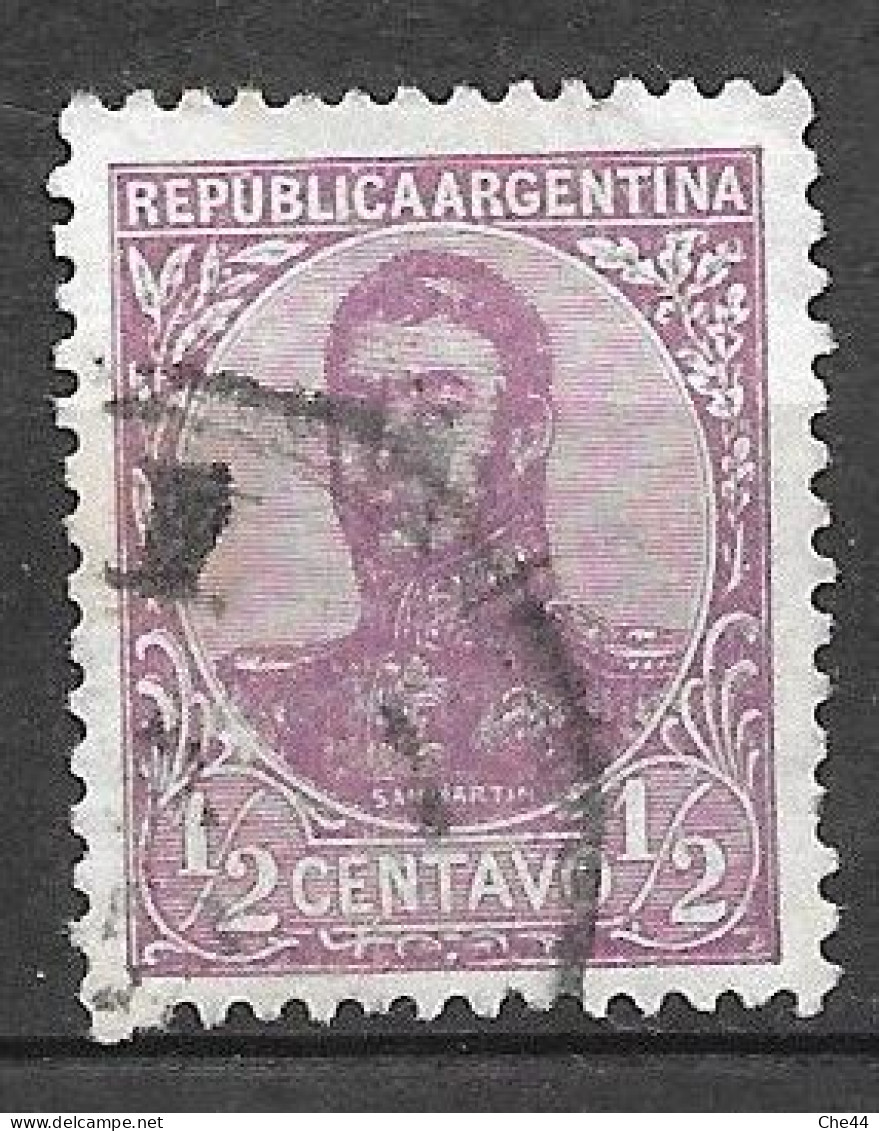 José Francisco De San Martín (1778-1850) - Perf. 13¼x12½ : N°132 Chez YT. - Used Stamps
