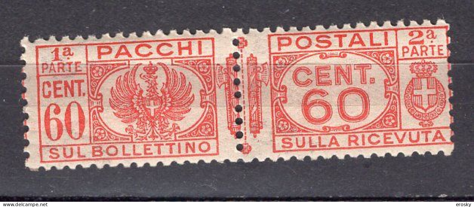 Z6099 - ITALIA REGNO PACCHI SASSONE N°29 ** - Pacchi Postali