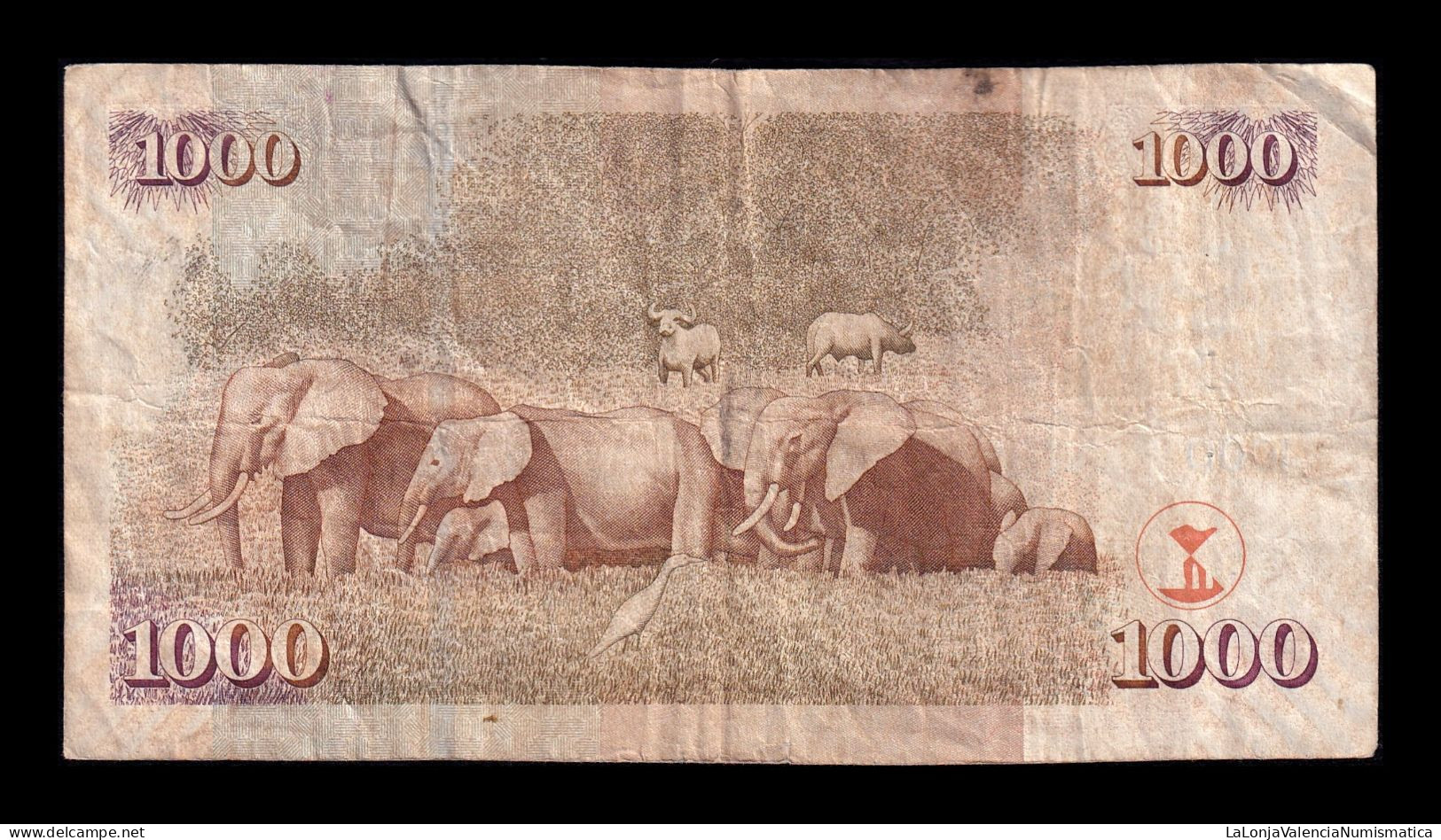 Kenia Kenya 1000 Shillings 2005 Pick 51a Bc+ F+ - Kenia