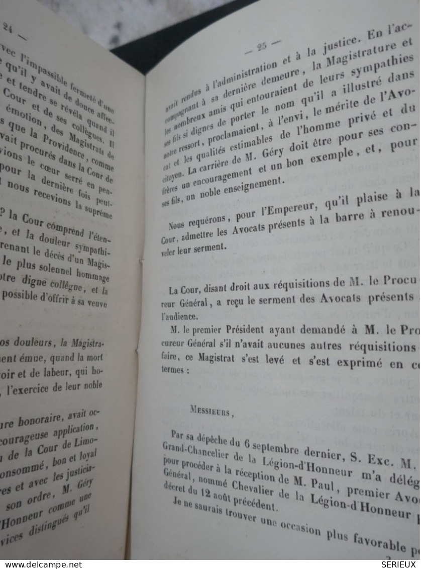 BY1  FRANCE SUR BULLETIN DISCOURS  CURIOSITé PAS COURANT 1860   ++BLOC NAPOLEON  5C .  ++++ - 1853-1860 Napoléon III