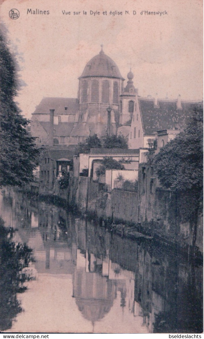 Malines Vue Sur La Dyle Et église Nd  D Hanswyck - Malines