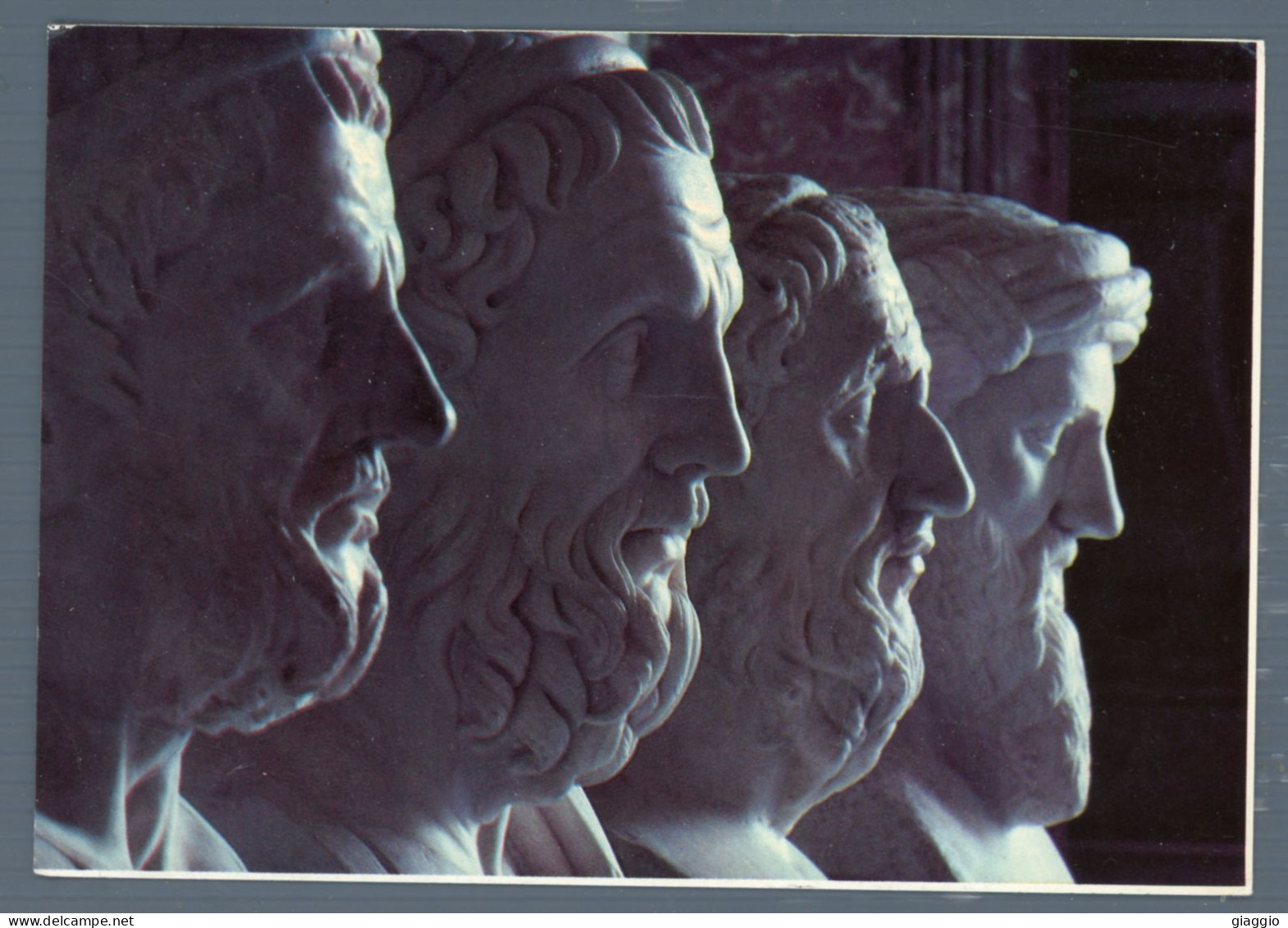 °°° Cartolina - Roma N. 2047 Busti Di Filosofi E Poeti Nuova °°° - Museen