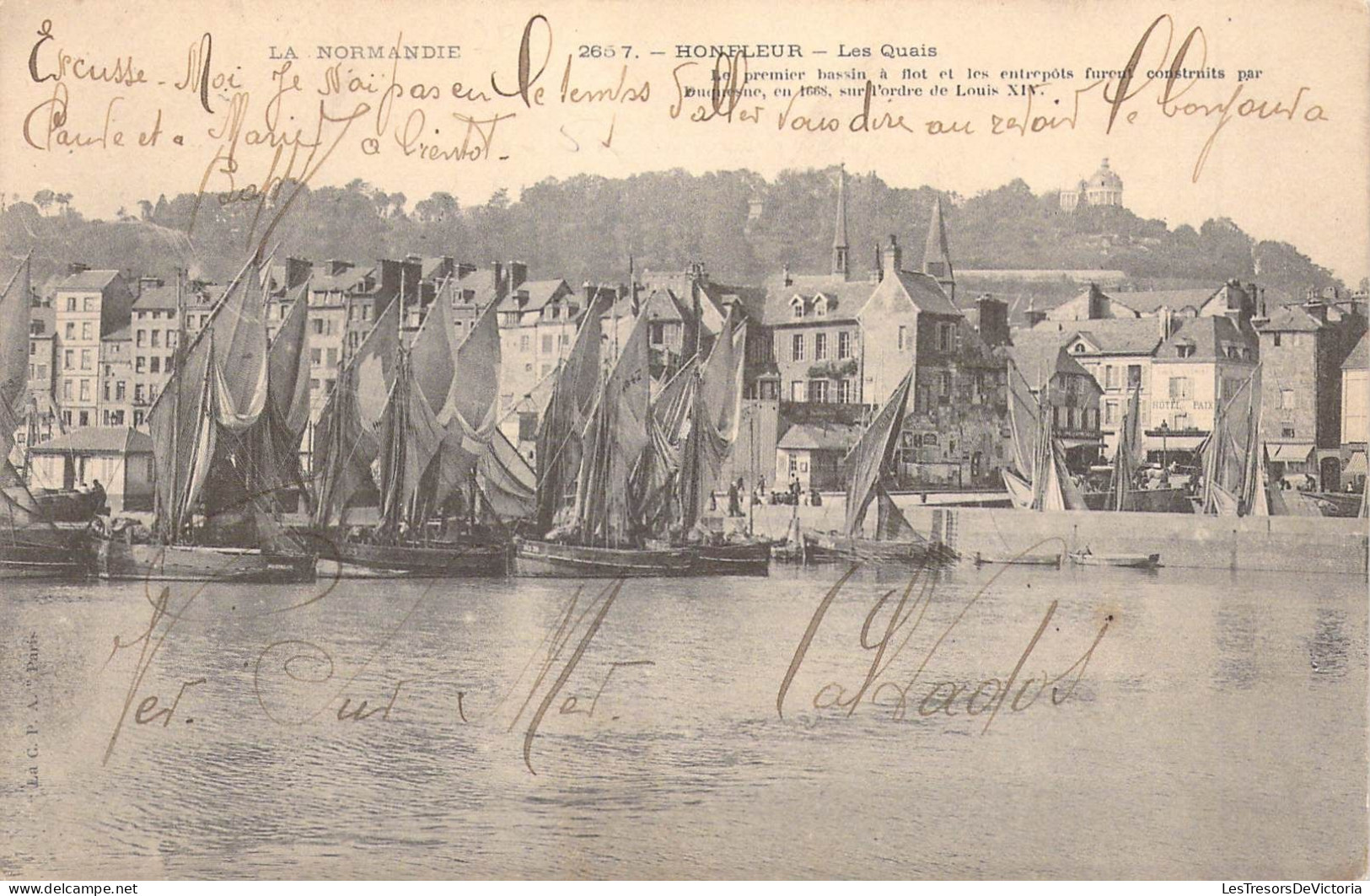 FRANCE - 14 - HONFLEUR - Les Quais - Carte Postale Ancienne - Honfleur
