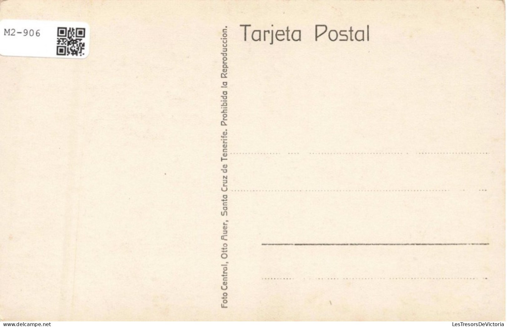 ESPAGNE - Tenerife - Motivo - Carte Postale Ancienne - Tenerife