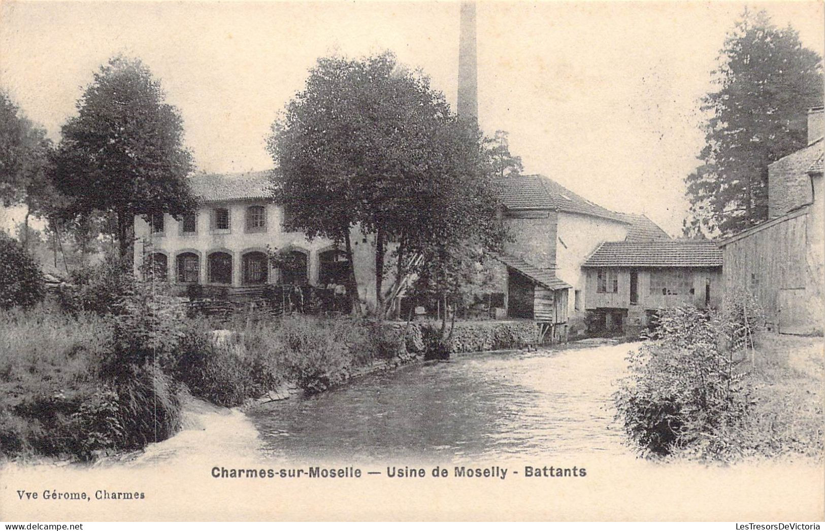 FRANCE - 88 - CHARMES SUR MOSELLE - Usine De Moselly - Battants - Carte Postale Ancienne - Charmes