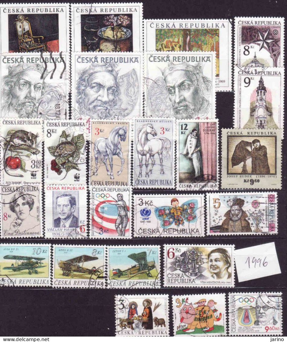 Tchechische Republik, 1996, Used. I Will Complete Your Wantlist Of Czech Or Slovak Stamps According To The Michel Catalo - Gebraucht