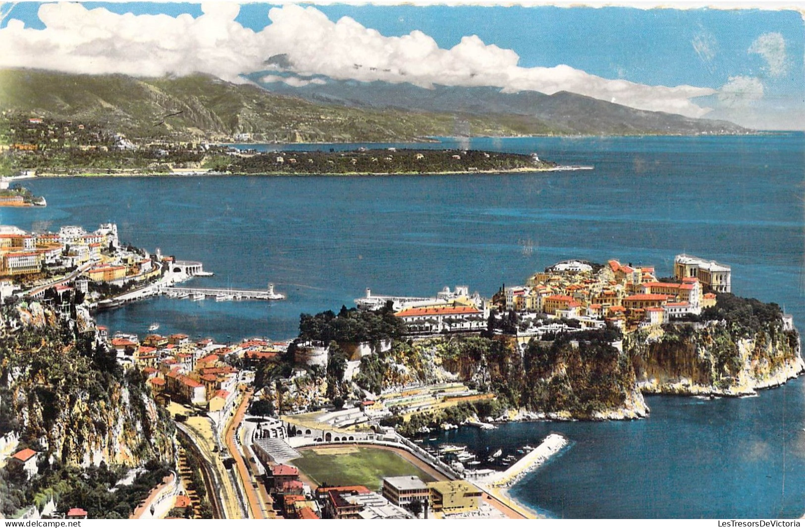 MONACO - Le Rocher Le Port Au Fond - Le Cap Martin Et La Côte Italienne - Editions S E P T - Carte Postale Ancienne - Other & Unclassified