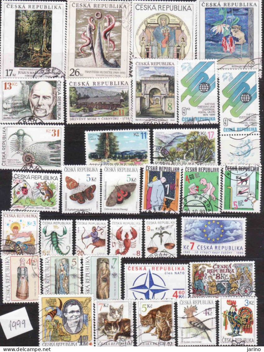 Tchechische Republik 1999, Used.I Will Complete Your Wantlist Of Czech Or Slovak Stamps According To The Michel Catalog. - Gebraucht