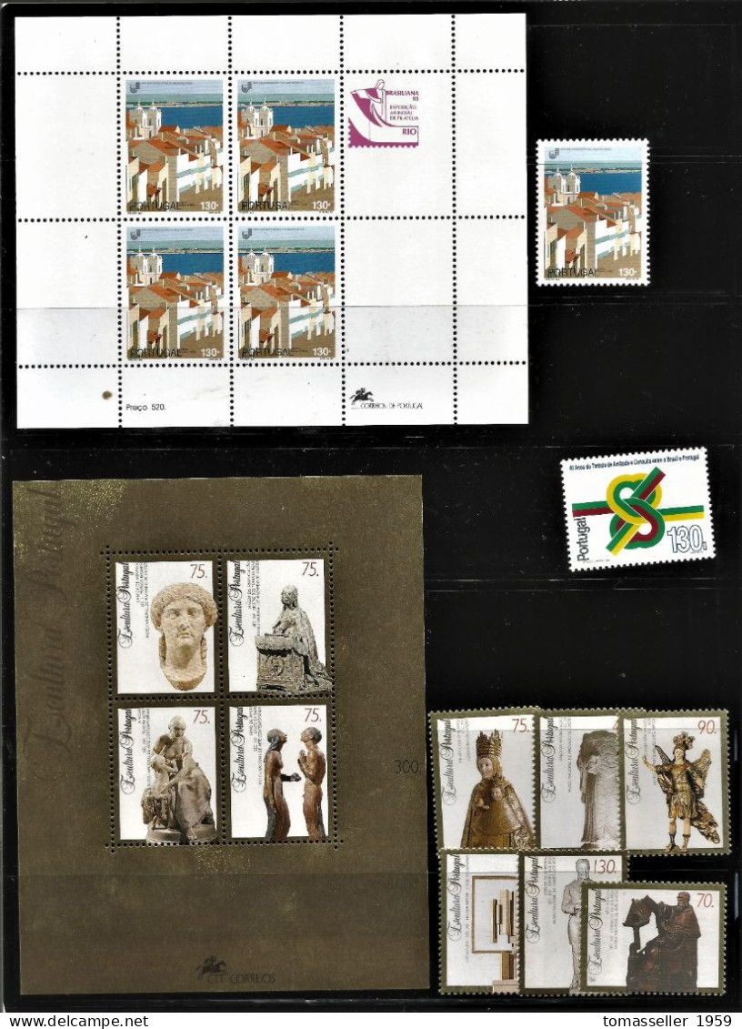 Portugal-1993-Full Year Set.(stamps,s/s,booklets)-MNH** - Années Complètes