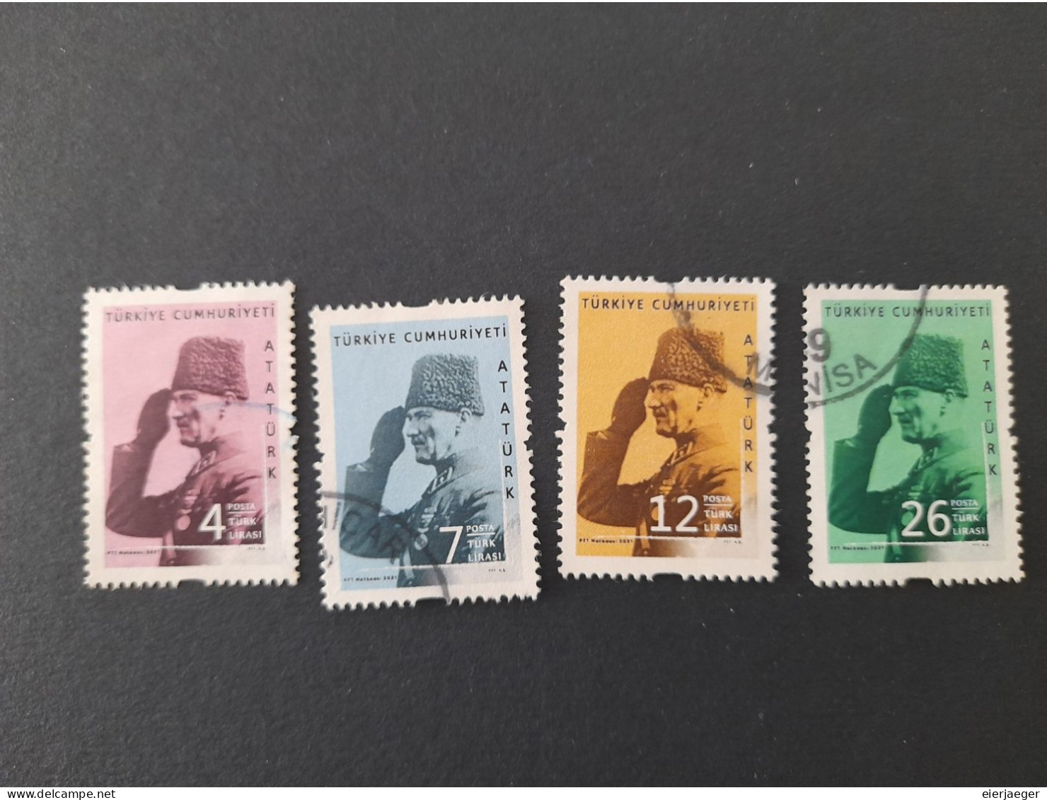 Türkei 2021 Mi-Nr. 4677/80 Gestempelt - Used Stamps