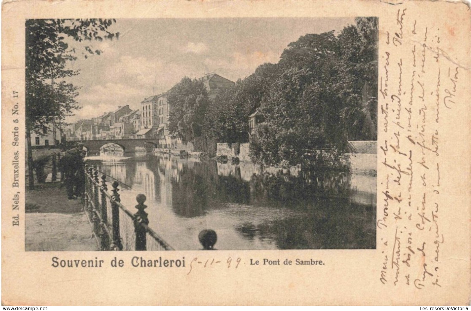 BELGIQUE - Charleroi - Souvenir De Charleroi - Le Pont De Sambre - Carte Postale Ancienne - Charleroi