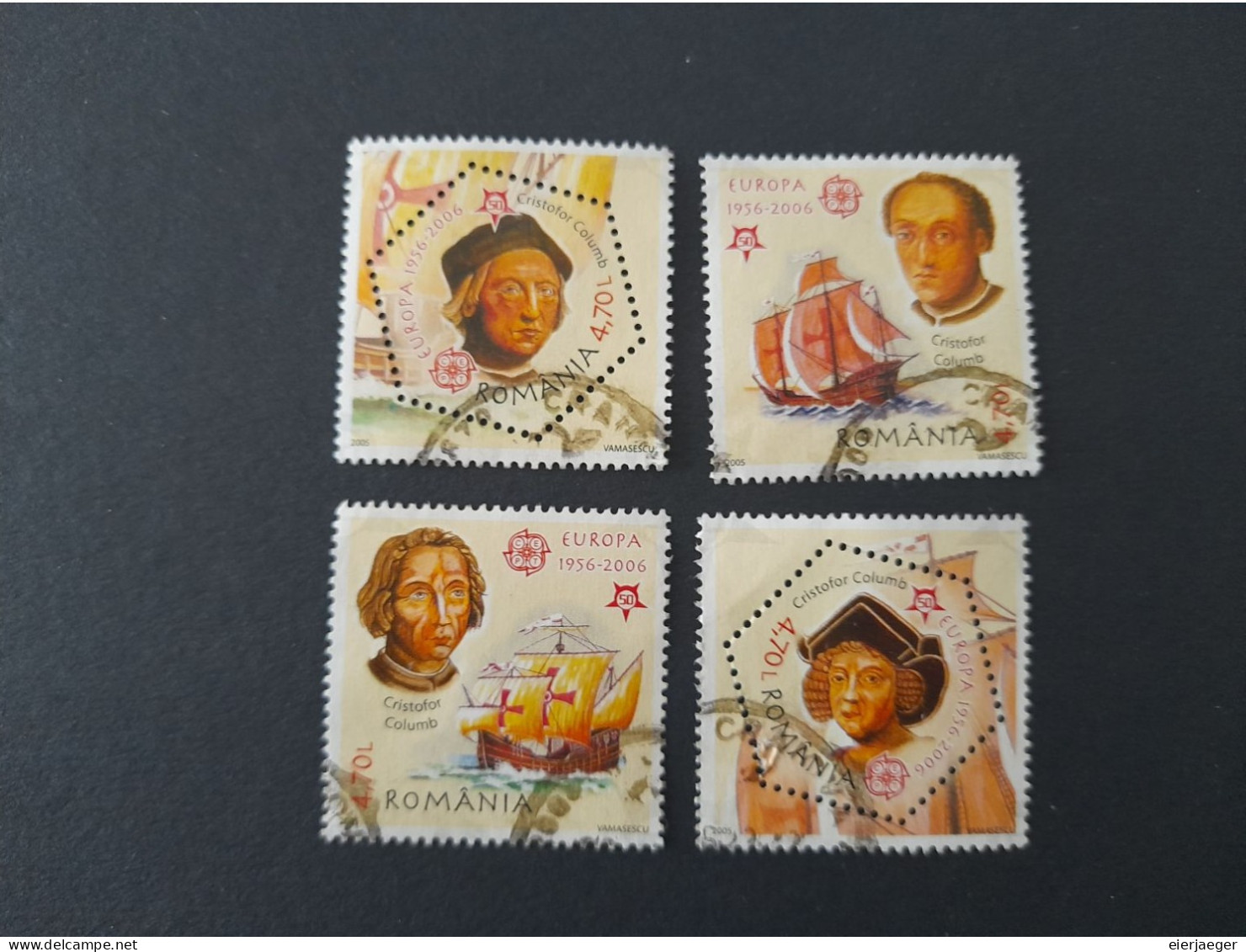 Rumänien 2005 Mi-Nr. 5974/77 Gestempelt - Used Stamps