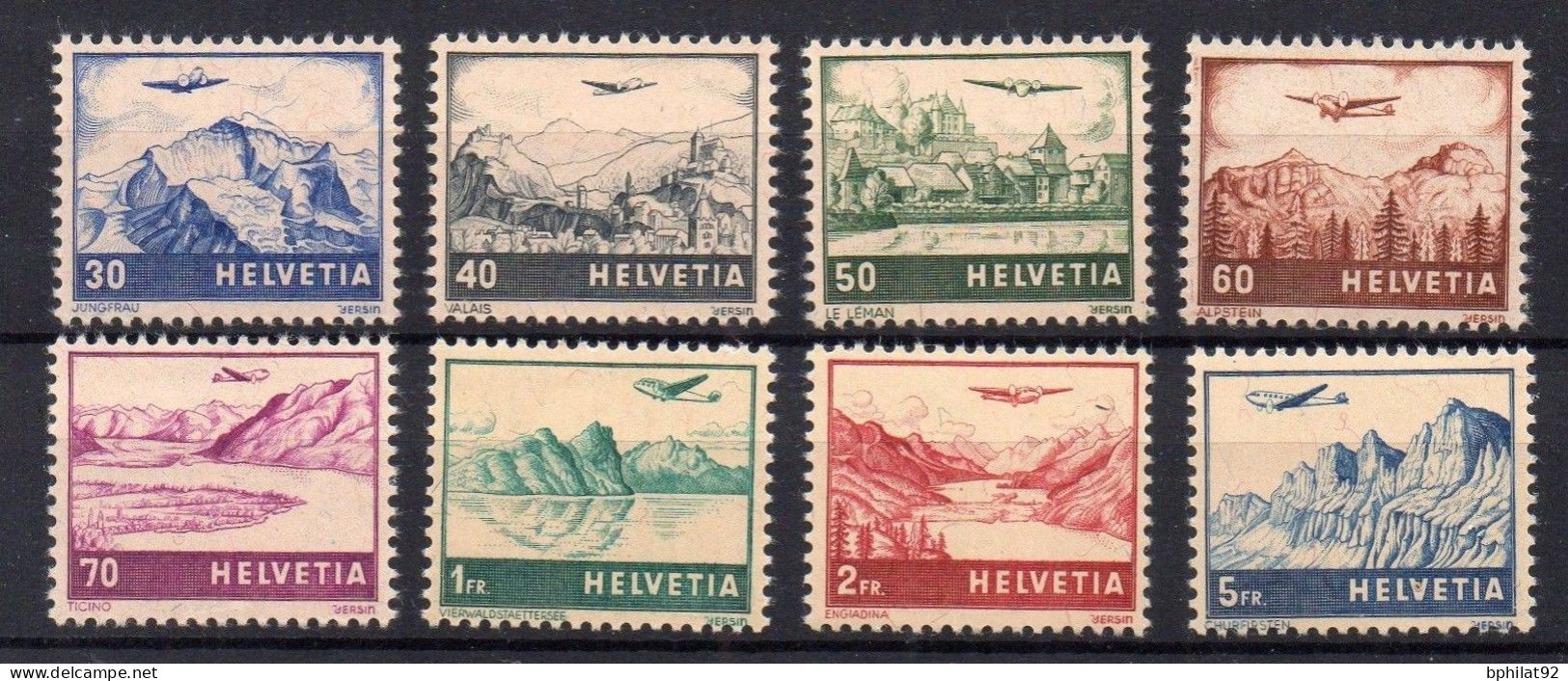 !!! SUISSE, SERIE PA N°27/34 NEUVE ** - Neufs