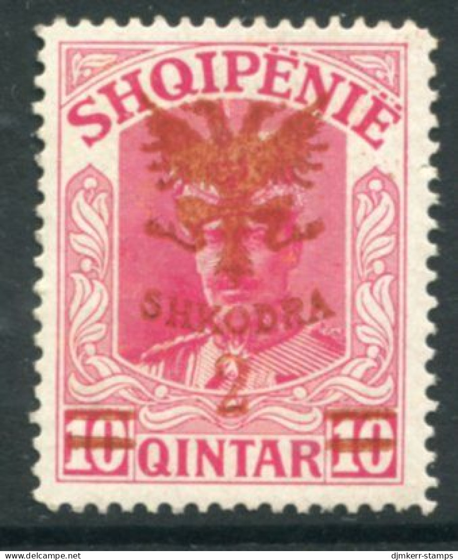 ALBANIA 1920 Overprint On Unissued Prince William 2 On 10 Q. MNH / **.  Michel 68 - Albanien