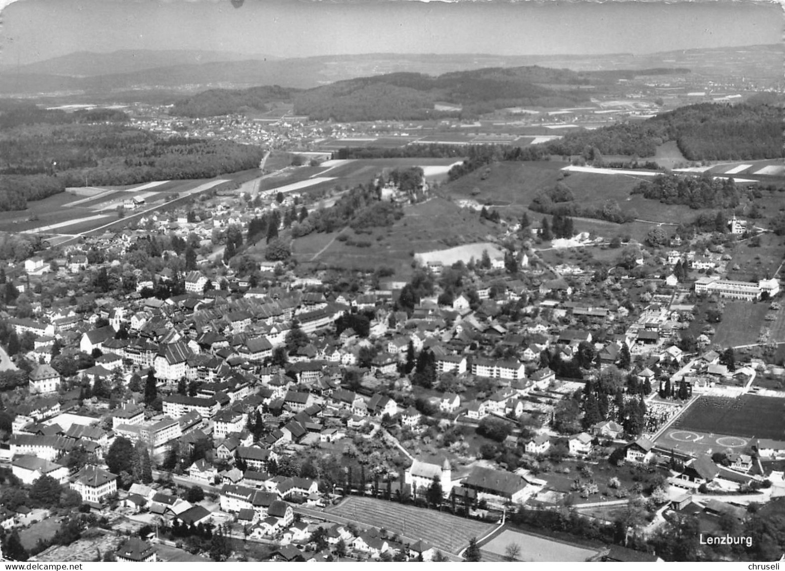 Lenzburg  Fliegeraufnahme - Lenzburg