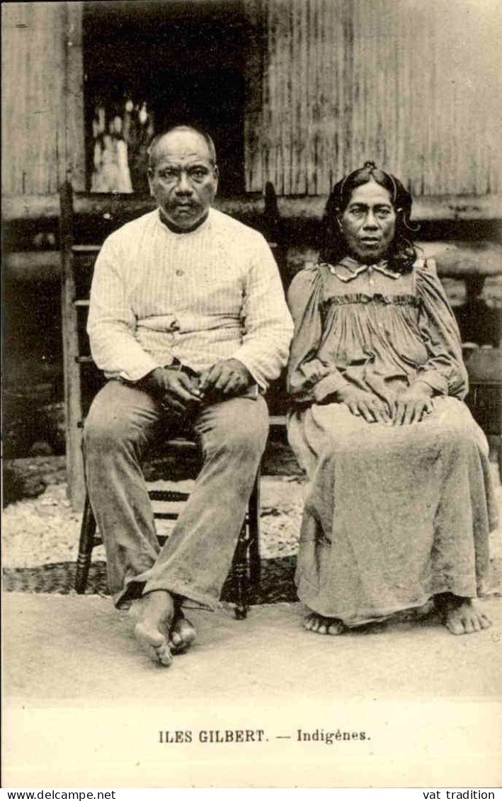 KARIBATI - Îles Gilbert - Couple D'Indigènes - L 145966 - Kiribati