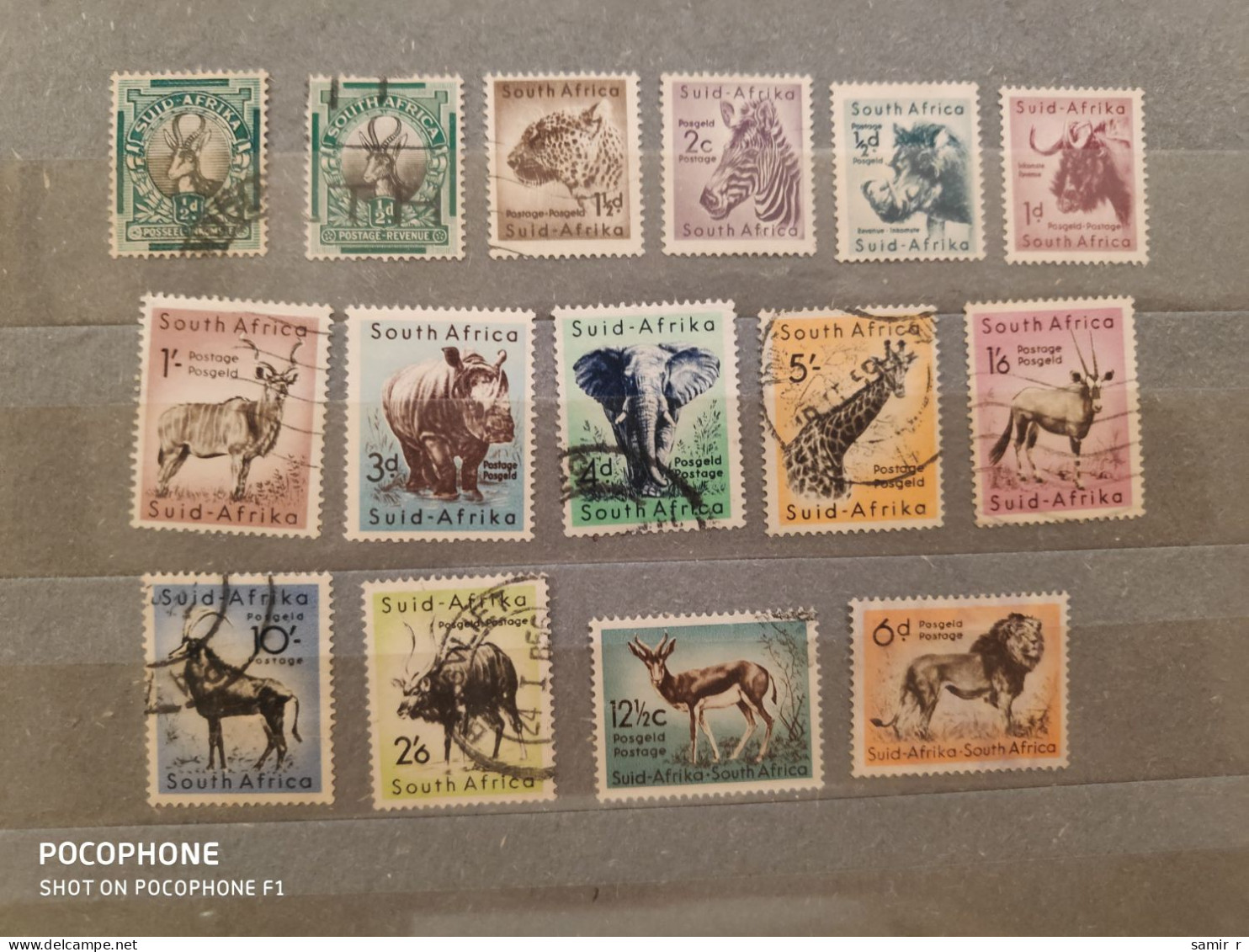 South Africa	Animals (F24) - Used Stamps