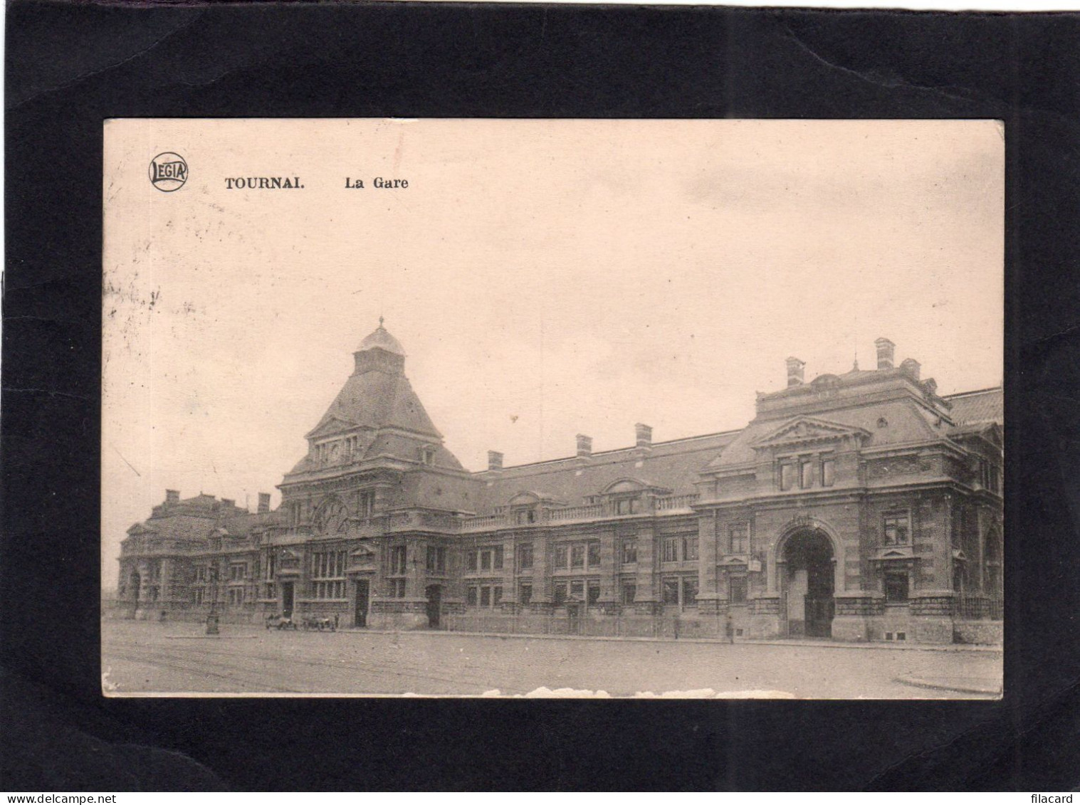 123777          Belgio,    Tournai,   La  Gare,   VG   1921 - Tournai