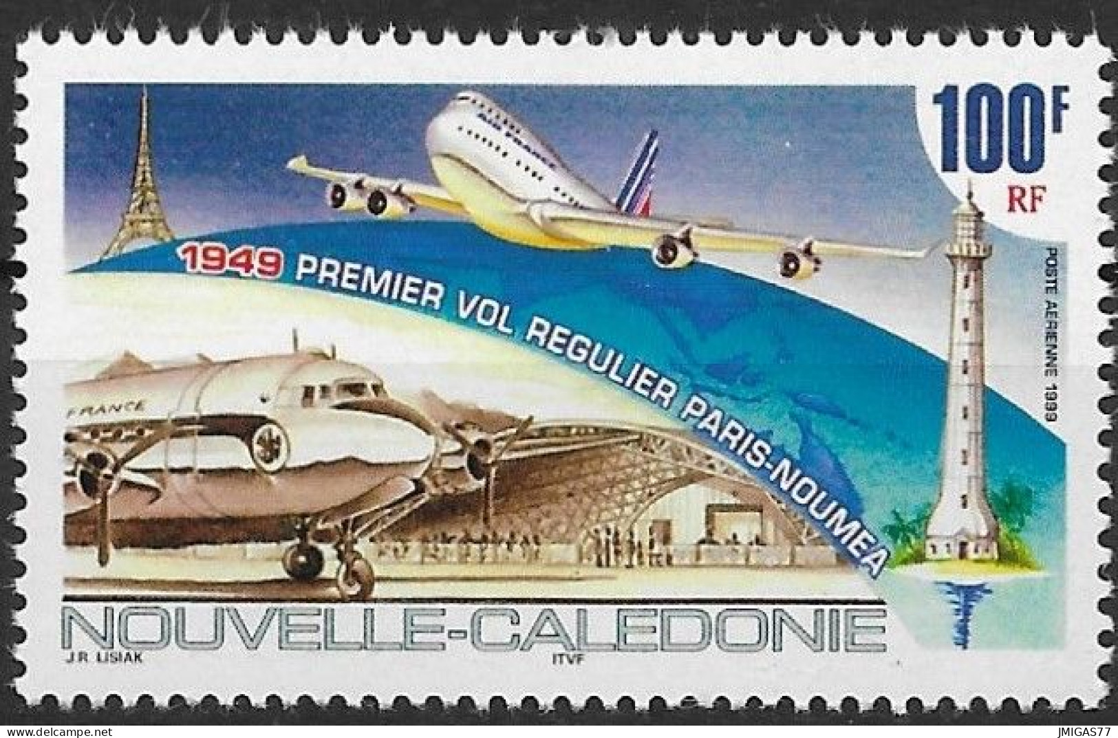 Nouvelle Calédonie Poste Aérienne N° 347 Neuf ** MNH - Ongebruikt