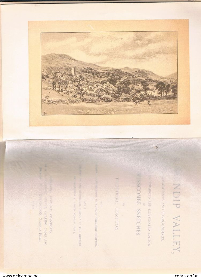 B100 864 Compton A Mendip Valley, Inhabitants And Surroundings 1892 Rarität !! - Sonstige & Ohne Zuordnung