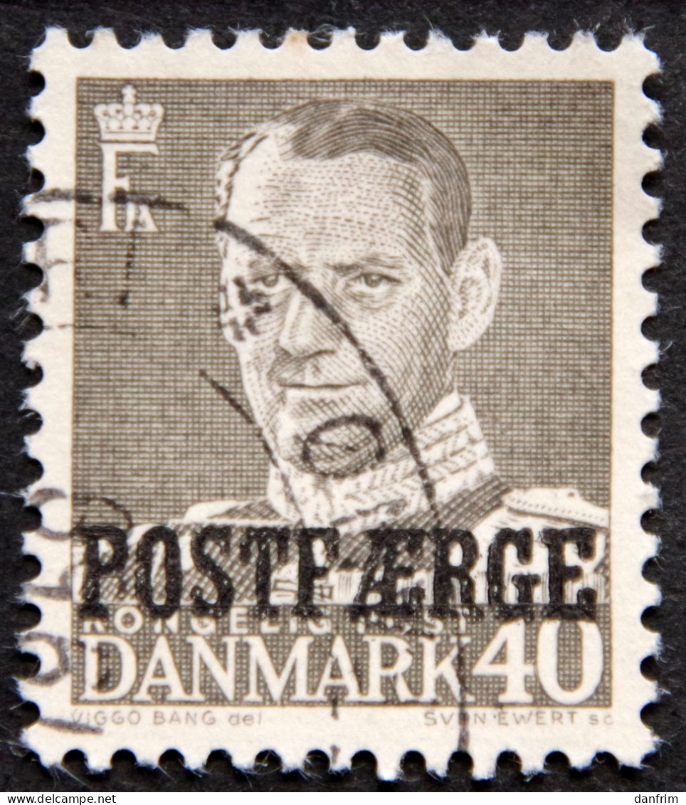 Denmark 1955 POSTFÆRGE  Minr.37     (O )( Lot H 2494 ) - Postpaketten