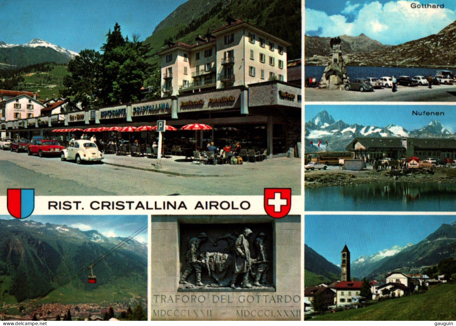 CPM - AIROLO - Ristorante "Cristallina" (voitures VW Coccinelle)... Edition Photoglob-Wehrli - Airolo