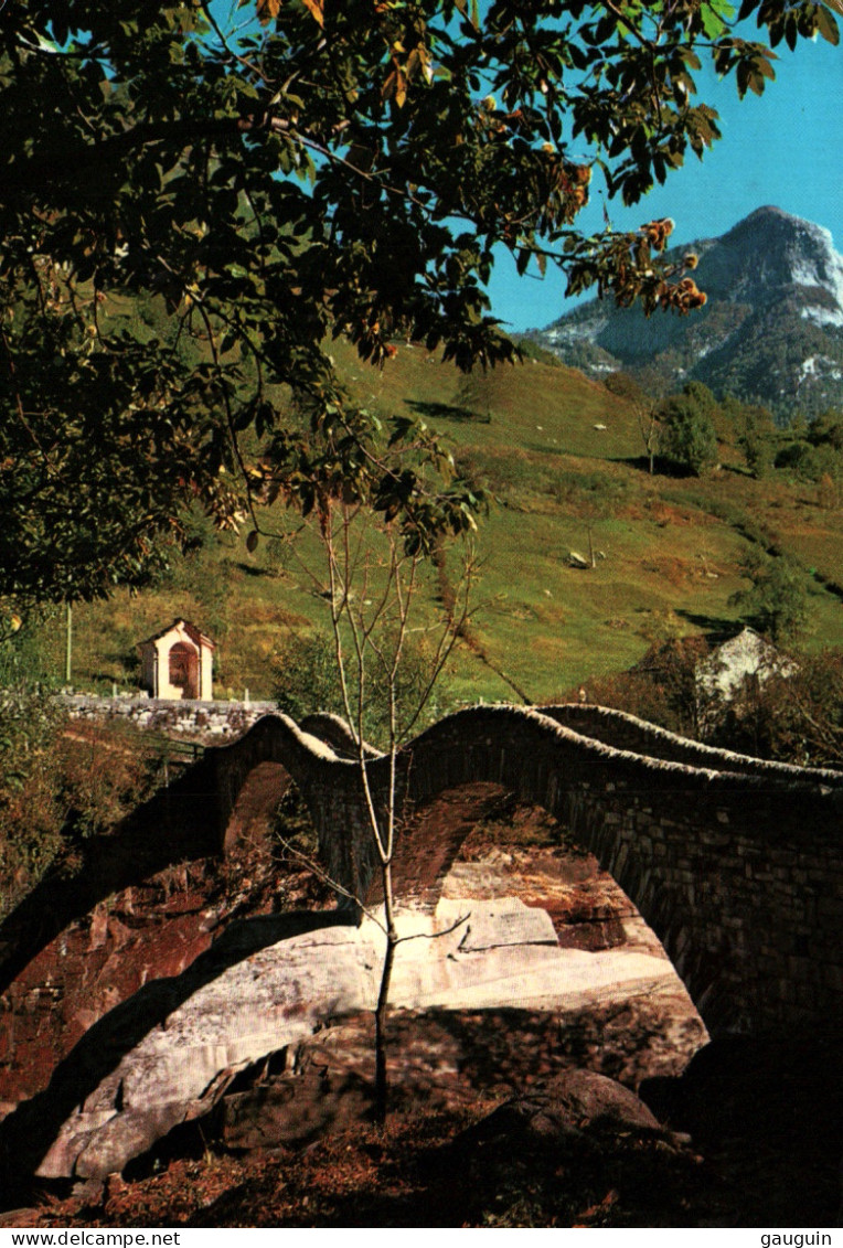 CPM - LAVERTEZZO - Valle Verzasca (Pont Romain)... Edition Garbani - Lavertezzo 