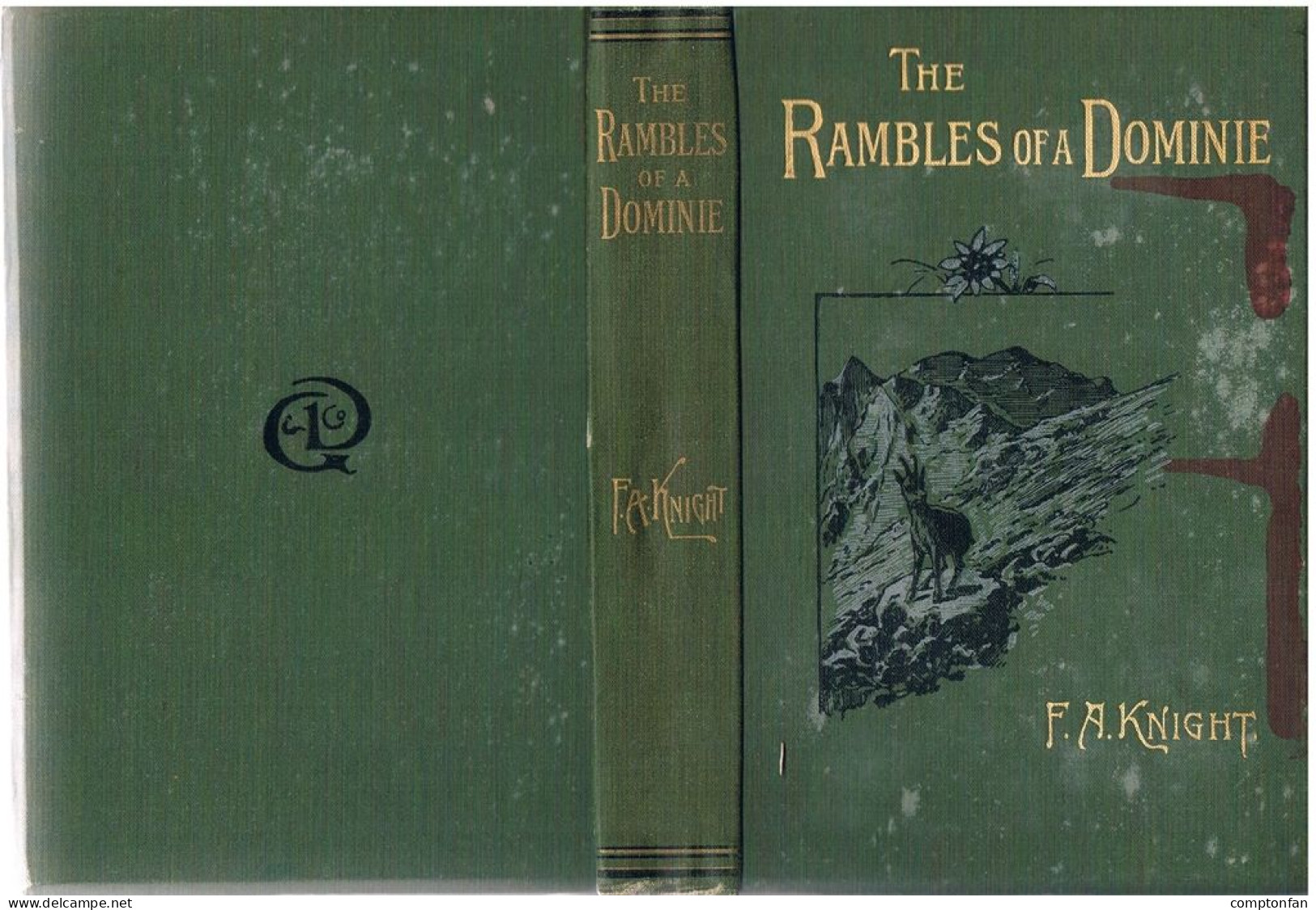 B100 868 Knight Compton The Rambles Of A Dominie Absolute Rarität 1891 !! - Other & Unclassified