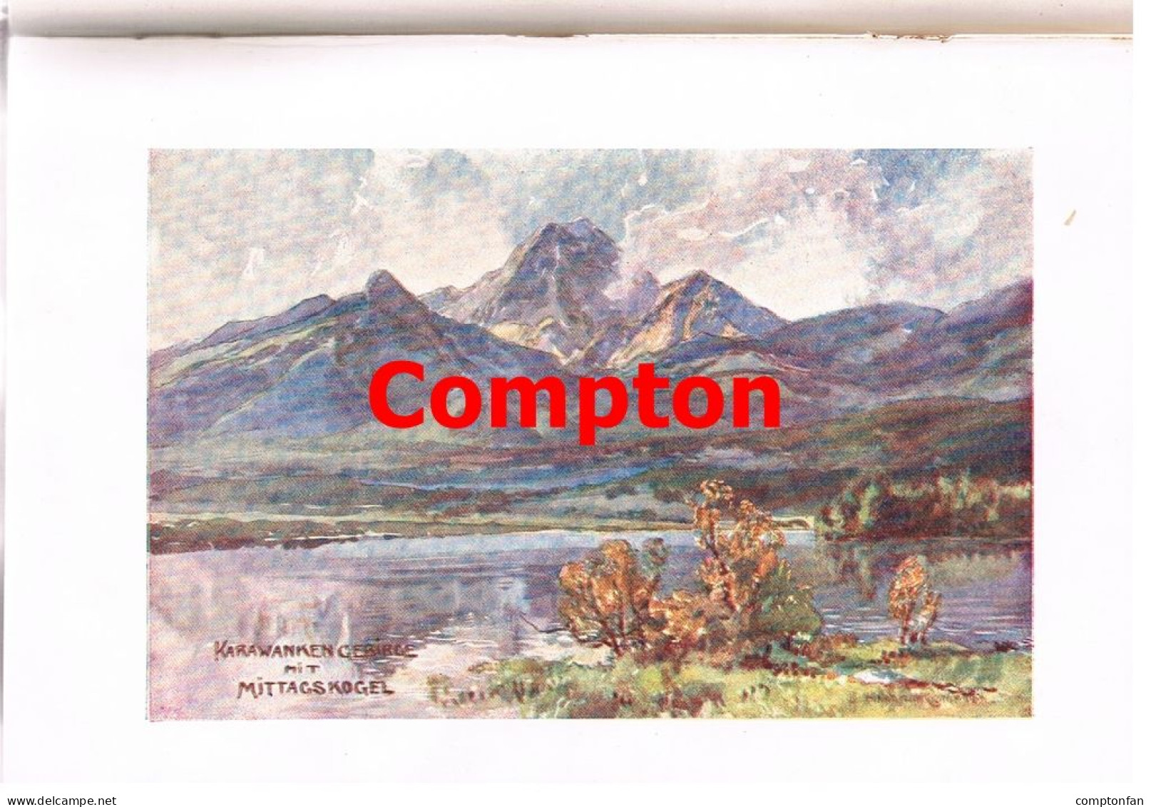 B100 872 Ehrenbuch Kurbad Velden Wörthersee Compton absolute Rarität 1905 !!
