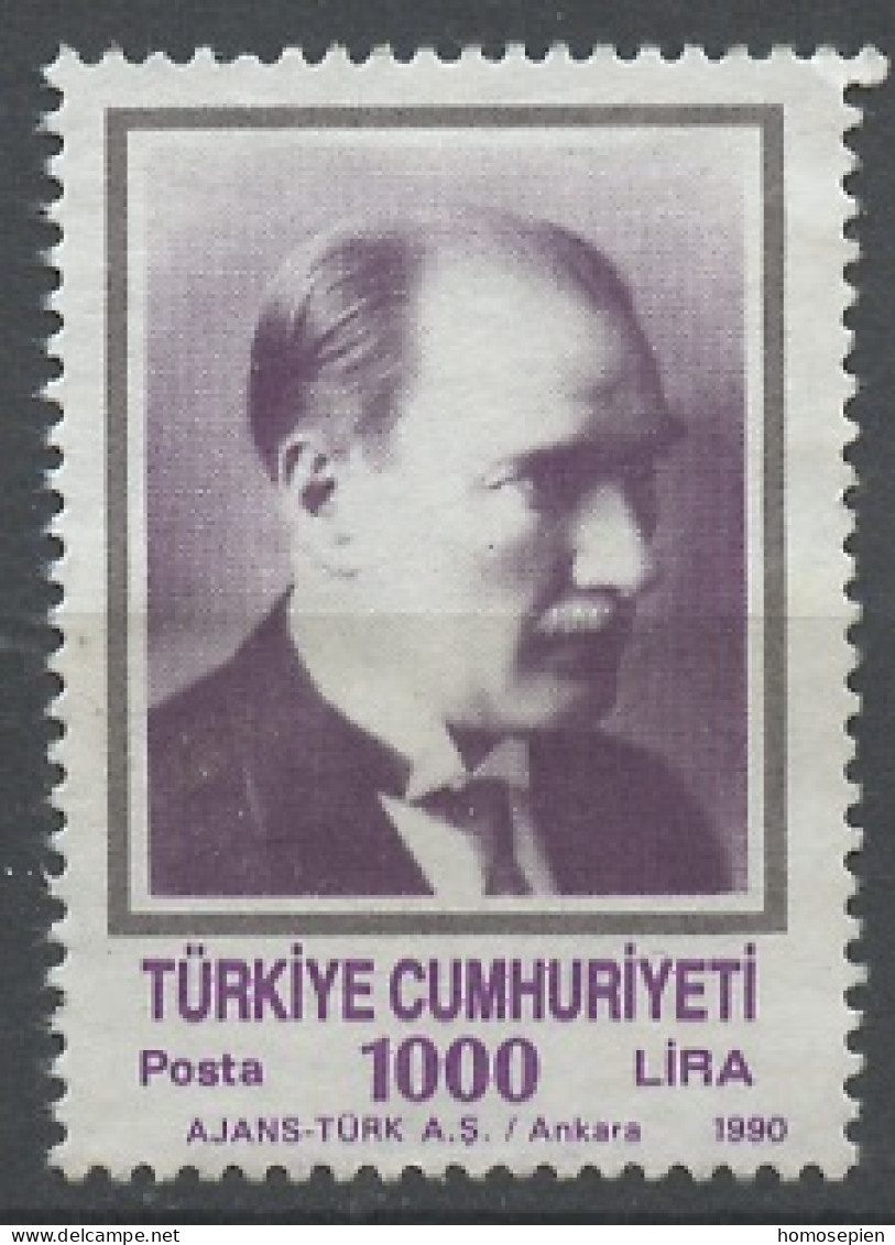 Turquie - Türkei - Turkey 1990 Y&T N°2653 - Michel N°2905 Nsg - 1000l Atatürk - Unused Stamps