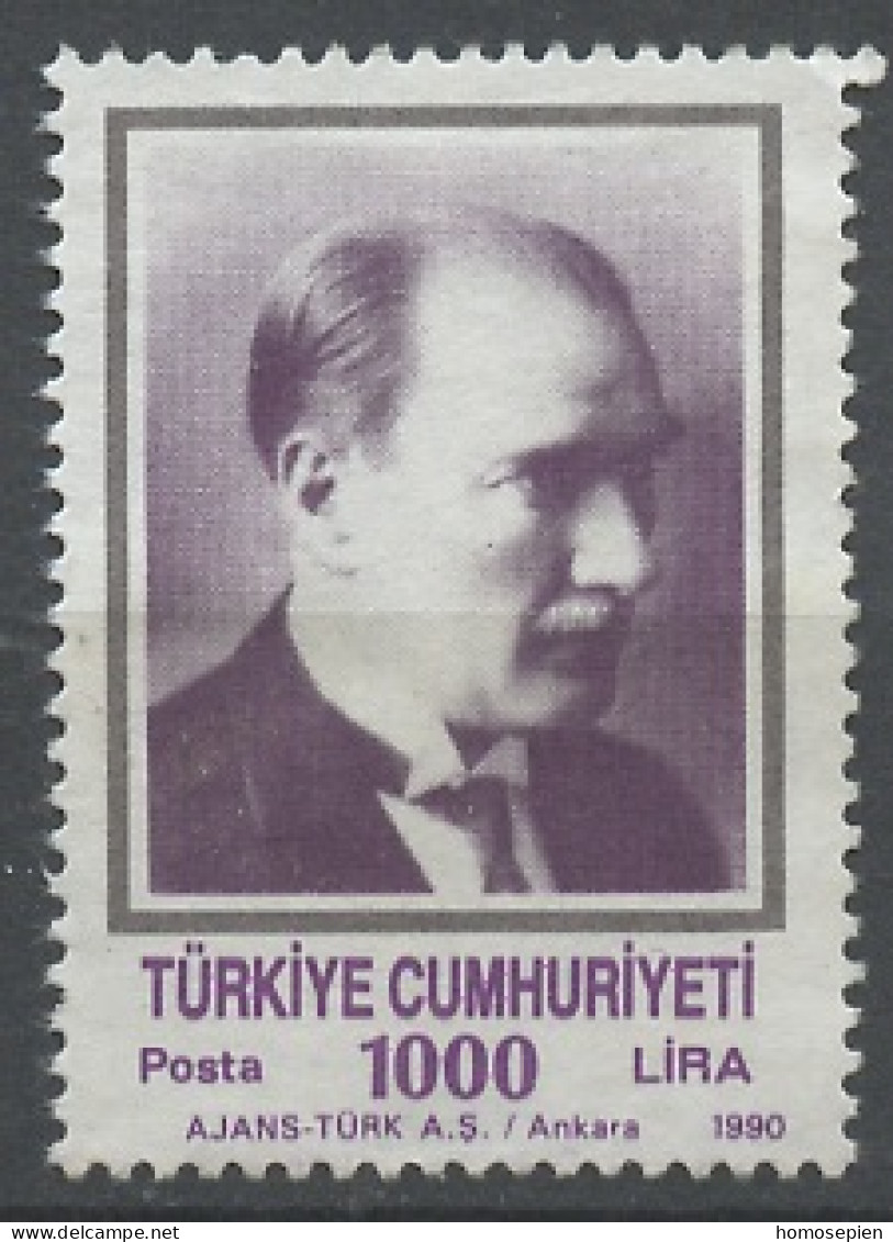 Turquie - Türkei - Turkey 1990 Y&T N°2653 - Michel N°2905 Nsg - 1000l Atatürk - Neufs