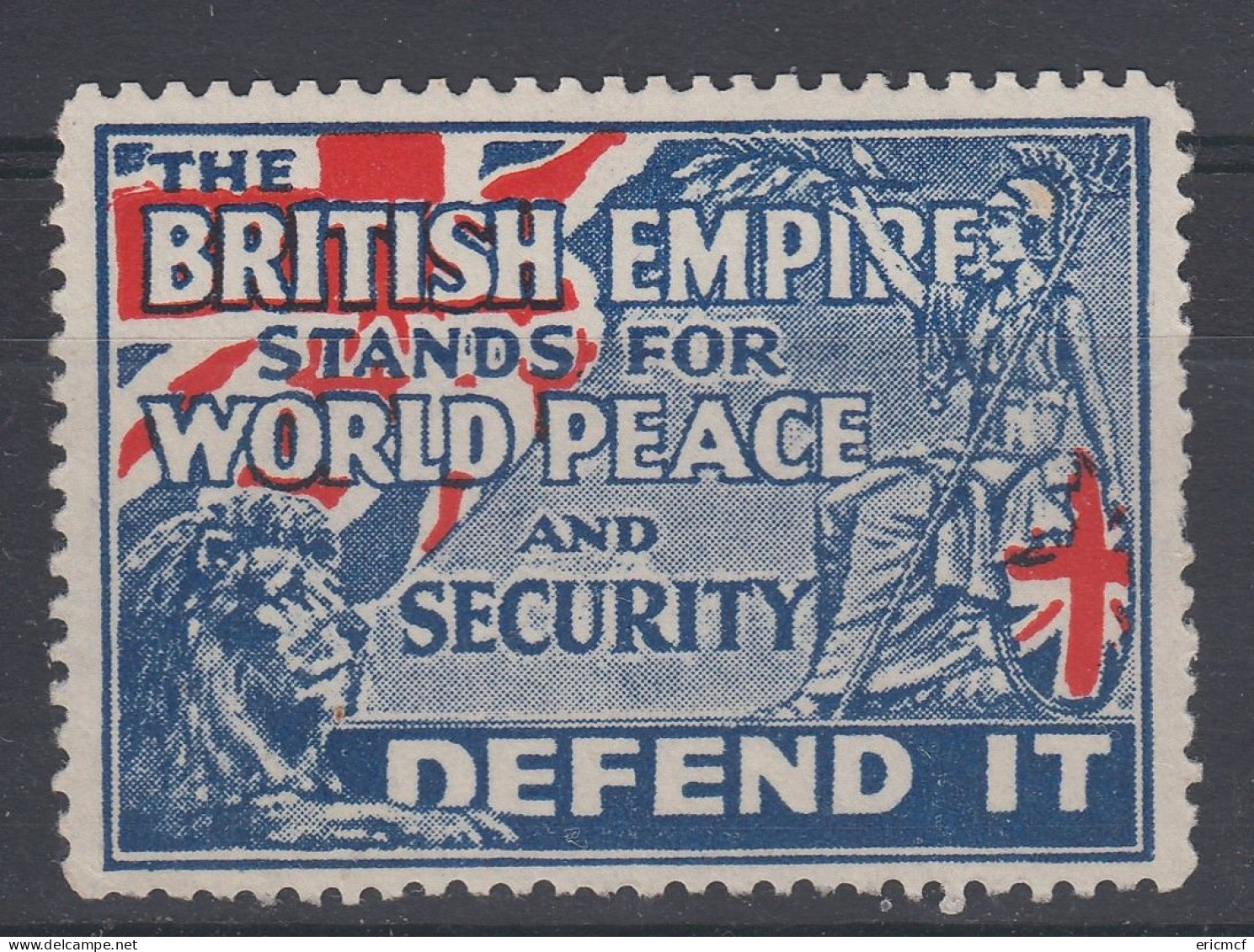 GB British Empire - Defend It Patriotic Cinderella Stamp MNH                / PR05 - Werbemarken, Vignetten