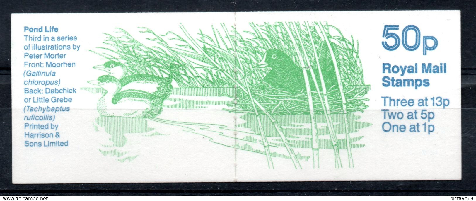 GRANDE BRETAGNE/ FAUNE /OISEAUX / CARNET N° YVERT : C606a-5 POND LIFE N° 3 - Cuadernillos