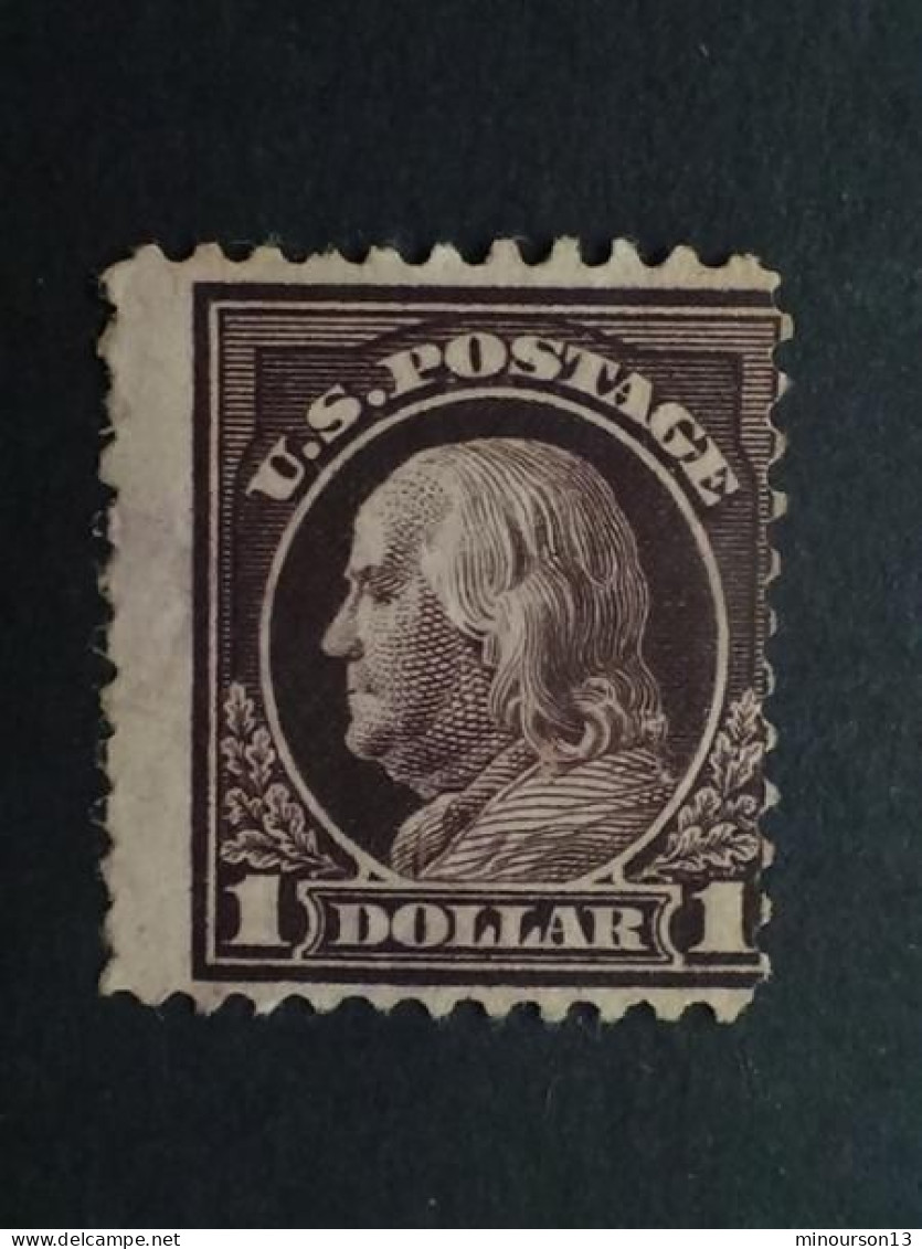 1912 - 1 DOLLAR **  BENJAMIN FRANKLIN ( GRANDE MARGE ) - Unused Stamps