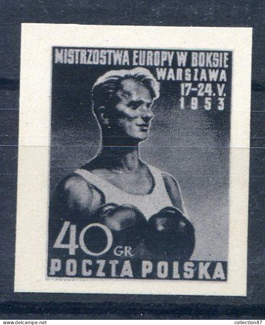 POLOGNE < ESSAI Yvert N° 706 - BOXE  BOXEUR - Prototype De Gravure - Varietà E Curiosità