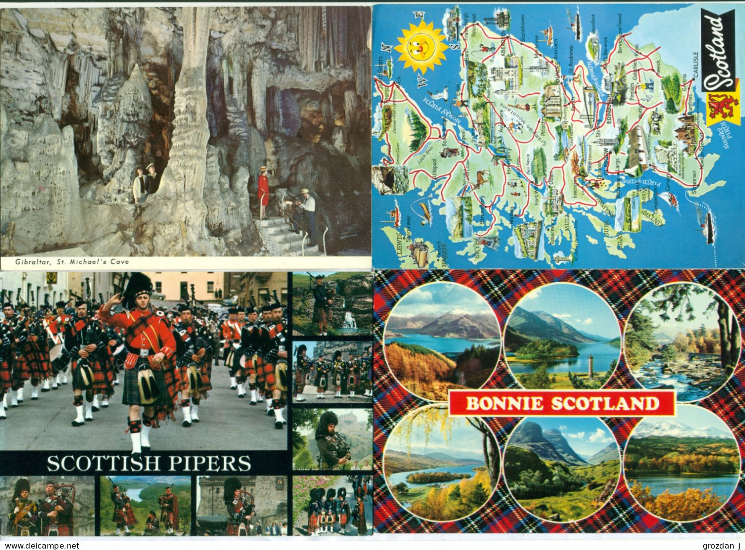 Lots No 2 & 3, 109 Modern Postcards, England, Wales, Scotland, Gibraltar, Ireland, FREE REGISTERED SHIPPING - Collezioni E Lotti