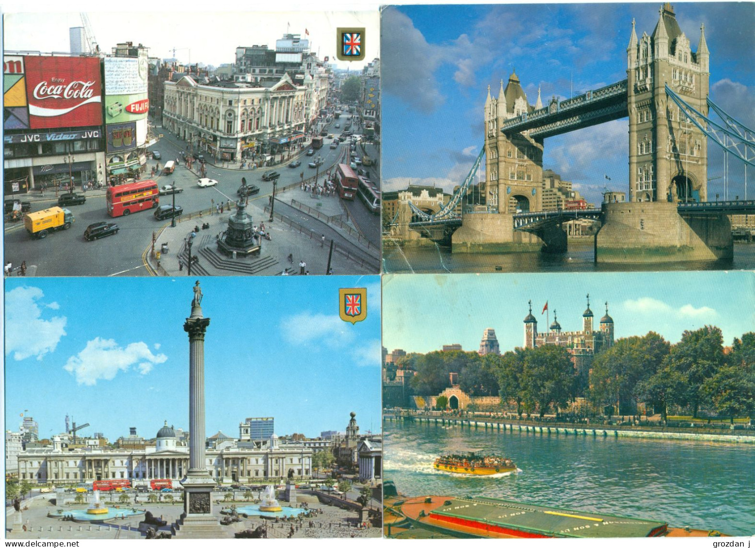 Lots No 2 & 3, 109 modern postcards, England, Wales, Scotland, Gibraltar, Ireland, FREE REGISTERED SHIPPING