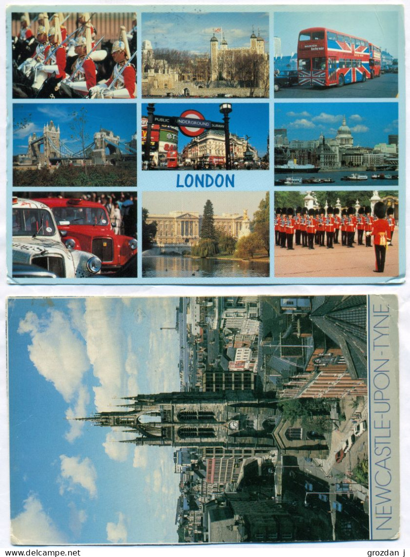 Lots No 2 & 3, 109 modern postcards, England, Wales, Scotland, Gibraltar, Ireland, FREE REGISTERED SHIPPING