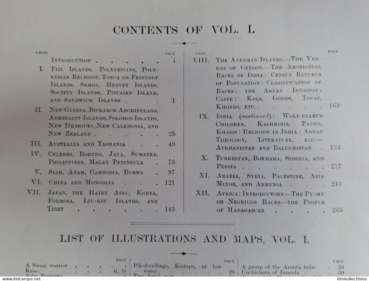 LIVING RACES OF MAN KIND - HN HUTCHINSON - TYPES ET SCENES ETHNIC ETHNIQUE  - CHINA BURMA INDIA AFRICA