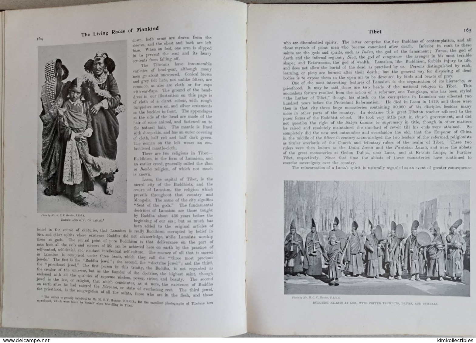 LIVING RACES OF MAN KIND - HN HUTCHINSON - TYPES ET SCENES ETHNIC ETHNIQUE  - CHINA BURMA INDIA AFRICA