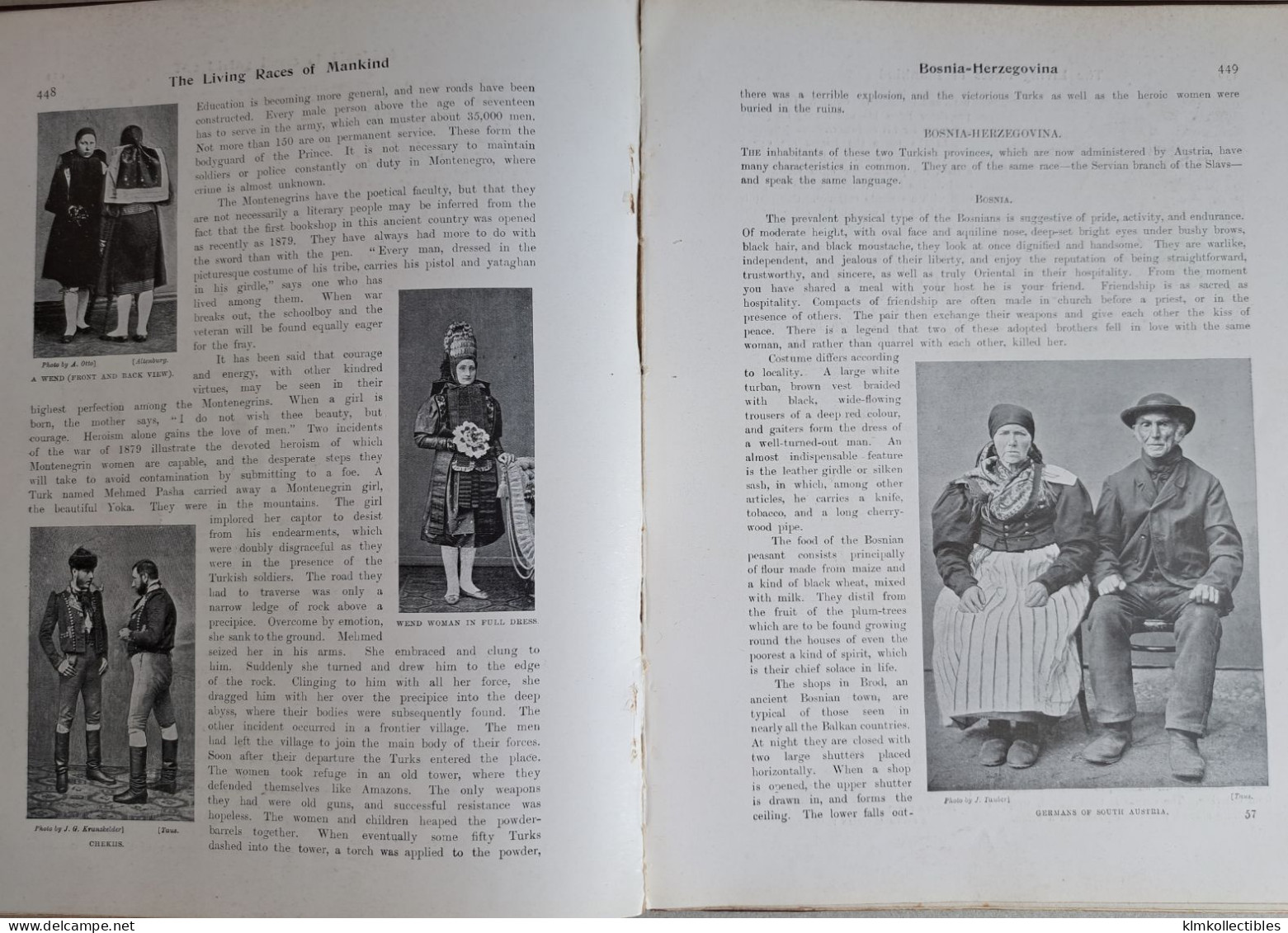 LIVING RACES OF MAN KIND - HN HUTCHINSON - TYPES ET SCENES ETHNIC ETHNIQUE  - CHINA BURMA INDIA AFRICA