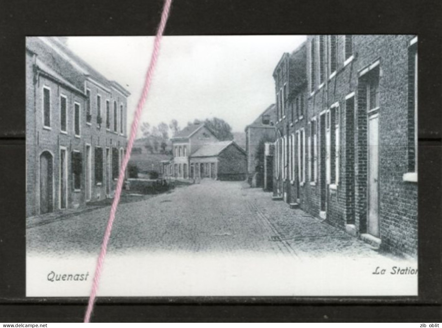 PHOTO  QUENAST REBECQ GARE STATION  BRABANT WALLON  REPRO - Rebecq