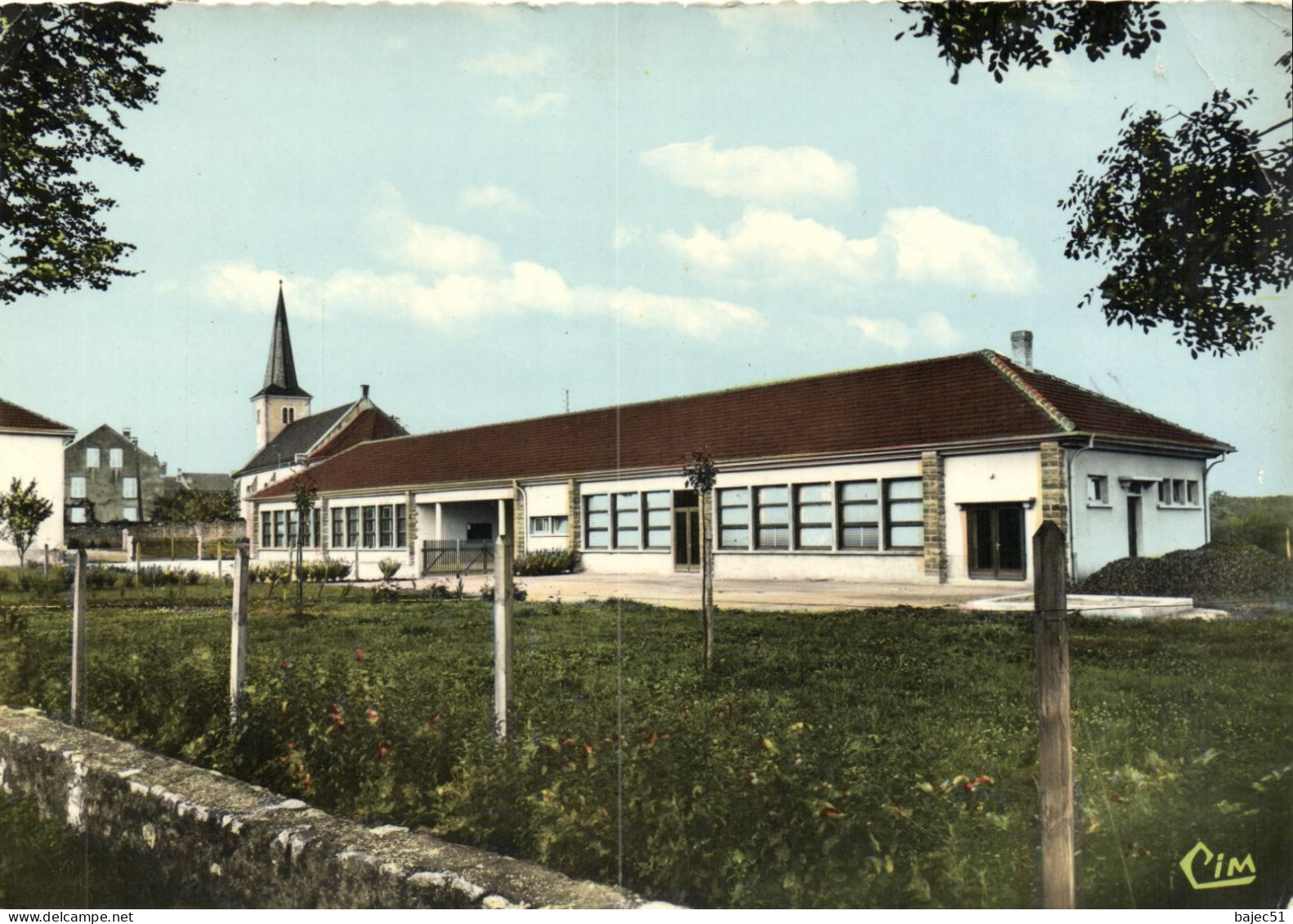 Réchicourt Le Château - Les écoles Et L'église - Rechicourt Le Chateau