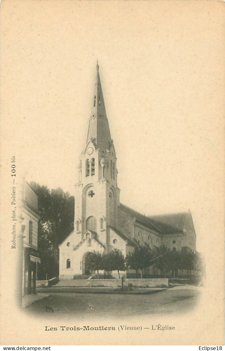 Les Trois Moutiers - L' Eglise Q 1176 - Les Trois Moutiers